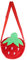 Holibanna üße Erdbeer üsch Tasche Praktische Umhängetasche Für Und Erwachsene Stilvolle Aufbewahrung Für Schlüssel Und Kleinigkeiten Allround Outdoor Tasche Rote Farbe Zufällige