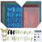36 Stück Cyanotypie Papier Kit, A5 Hochempfindliches Sonnendruckpapier, 6 Farben Solar Fotopapier, Cyanotype Paper mit Cyanotypie Material für Kinder und Erwachsene zum Basteln