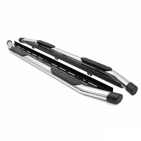 Marchepieds schweller Tubes Ø 76 mm en Acier Inoxydable V2A Compatible avec Toyota Hilux à partir de 2015