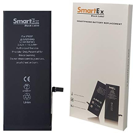 Smartex® Black Label Battery compatible with iPhone 6S Plus - 2750 mAh | 2 Years Guarantee