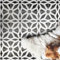 2 x Faux Tile Stencils - Paint Tile Effect on Floors Walls Furniture - Midar 12 (304mm) Single