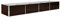 vidaXL Hochbeet Blumenkasten Pflanzkasten Pflanzkübel Blumenkübel Pflanztopf Blumentopf Gemüsebeet Pflanzbeet Braun 320x80x45cm Verzinkter Stahl