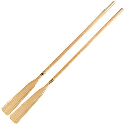 John Paddle Ruder Set: 1 Paar Holzruder für Boote, 195-240 cm, EU