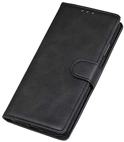 GOKEN Cover per Oppo A74 5G / Oppo A54 5G, Custodia Folio in Pelle Flip Wallet Libro Case con Portafoglio, Premium PU/TPU Magnetica Cover con Supporto di Stand/Carte Slot (Nero)