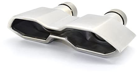 Auspuff Blende 1 Stück Auto-Auspuffspitze Für Ford Für Focus Für ST 2017 Schalldämpferspitze Endrohr Square Outlet Auspuffanlage Edelstahl Endrohrblende