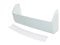 ERICAMBI, Ripiano Mensola Balconcino Bottiglie Adatto per Aeg Rex Electrolux Zanussi, Colore Bianco Opacizzato, Ultima Versione più Resistente, Dimensione: 420x168 (mm) per Modelli FI243FA FI1510FA