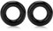 VGEBY 2pcs Golf Weighting Hoop Round Glossy Trainning Club Swing Weight Donut for Warm Up Muscle Donut Weight Tool (Black)
