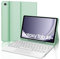 JADEMALL Tastatur Hülle für Galaxy Tab A9 Plus 2023-11 Zoll SM-X210, SM-X215, SM-X216, Tastatur Magnetische Kabelloser Bluetooth Abnehmbare Deutsche QWERTZ, Hellgrün