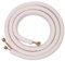 Osmond Par de tubos de bobina de aire acondicionado de 3 metros, 1/4 pulgadas, 3/8 pulgadas, juego de cables de aluminio aislado, piezas de aire acondicionado, piezas de aire acondicionado, tuberías
