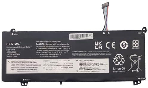 FESTAS 60Wh L19C4PDB L19M4PDB Akku kompatibel mit Lenovo ThinkBook 14s Yoga ITL 14 G2 ITL are 14 G3 ACL 14 G4 ABA 15 G2 ITL 15 G3 ACL 15 G4 ABA Series 20WE0023GE 5B10Z21121 209 SBB 10Z21205