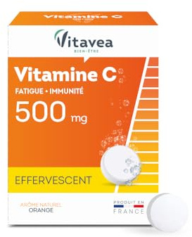 Vitavea Bien-être - Vitamine C 500mg Effervescent Immunité - 28 comprimés