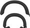 Geekria Silicone Headband Cover Compatible with Sony WH-1000XM5 Headphones, Sweat Cover, Replacement Repair Part, Easy DIY Installation (Black)