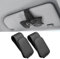 2 Stück Brillenhalter für Auto Leder Magnetischer Sonnenbrillenhalter Auto Universal Auto Visier Brillenhalter Sonnenbrillen Halterung für Auto Zubehör, Ticket Karten Clip Brillen Halterung Geschenke