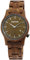 Raptor Captain Herren-Holz Uhr Gliederarmband Datum Analog Quarz RA20243