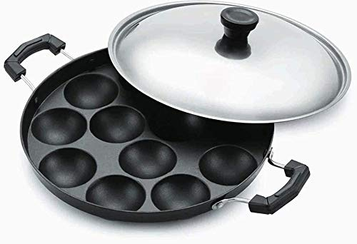 Sahishnu Online and Marketing Non Stick Appam Patra,12 Pits Appam Maker