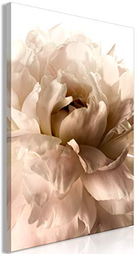 decomonkey Bilder Blumen 40x60 cm 1 Teilig Leinwandbilder Bild auf Leinwand Vlies Wandbild Kunstdruck Wanddeko Wand Wohnzimmer Wanddekoration Deko Rose Natur