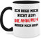 Tasse Tassen 325ml - Statement Sprüche - Ich rege mich nicht auf die anderen regen mich auf - Kollegin Geschenk lustig Kolleginnen Arbeitskollegin Geschenke Kollegen - 325 ml - Schwarz