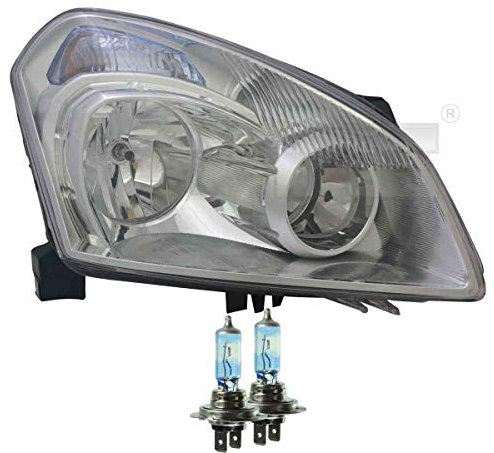 Scheinwerfer rechts H7/H7 für Qashqai +2 I J10 JJ10 inkl. Osram Lampen