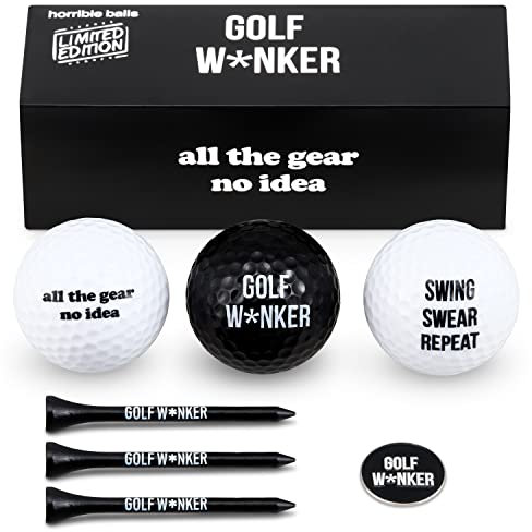 Golf Funny Gift Sets- Funny Gag Novelty Present For Him For Golfers (Golf W*nker Set)