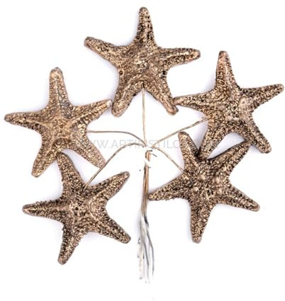 Artipistilos® Estrella De Mar De Porcelana Fría 3,5 Cm - Bronce - Flores De Porcelana