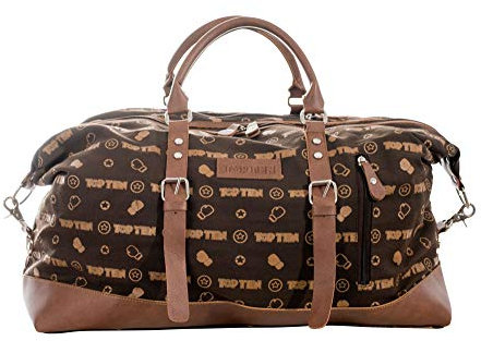 TOP TEN Weekender Reisetasche - 60 cm x 30 cm x 30cm, braun