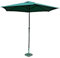 Garden Mile 2.7M Outdoor Market Table Patio Umbrella with Crank Mechanism and 8 Sturdy Ribs for Garden, Deck, Lawn, Backyard & Pool (Green)