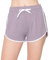ALWAYS Yoga-Shorts für Damen, 7,6 cm, hochwertig, weich, Bauchkontrolle, Workout, Stretch, solide Leggings mit Taschen, Az-sbhe166 / flieder grau, Mittel