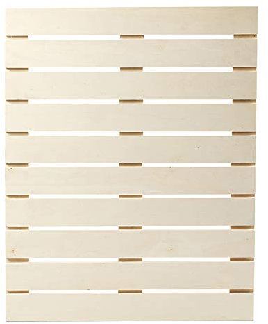 FEINSCHNITTkreativ Paletten-Dekowand (40 x 50,2 cm) | Deko-Element aus Sperrholz zur kreativen Wandgestaltung