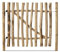Portillon ganivelle en noisetier - Largeur 1m - Hauteur 0m80