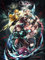 DVBQQWE Diamond Painting Kits für Erwachsene DIY Demon Slayer Anime Diamond Art 5D Paint with Diamanten Full Drill Gem Art Kreuzstich Kunst Stickerei 30,5 x 40,6 cm