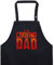 EXPRESS-STICKEREI BBQ Grillschürze - Lustige Kochschürze für Papa - Verstellbare Latzschürze für Männer/Frauen - Küchenschürze mit Spruch The cooking dad - Kochschürze
