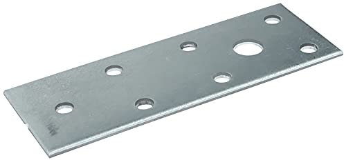 AERZETIX - Juego de 15 - Placas de montaje rectangulares - 95x35x2mm - en acero galvanizado - fijación en metal madera - C50422