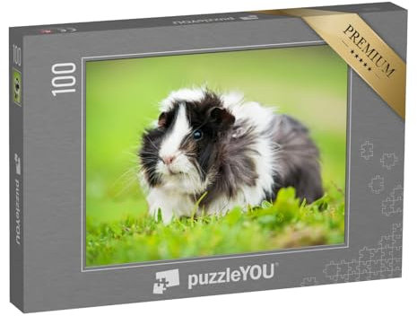 puzzleYOU: Puzzle 100 Teile „Meerschweinchen im Freien“ – aus der Puzzle-Kollektion Bauernhof-Tiere, Meerschweinchen