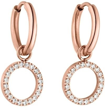 PURELEI® Closed Glow Ohrringe (Roségold) – Damenohrringe aus langlebigem Edelstahl – Wasserfeste Ohrringe Damen – 1,4 cm Durchmesser – Modeschmuck für deinen individuellen Look