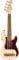 Fender Fullerton Precision Bass® Uke, Walnut Fingerboard, Tortoiseshell Pickguard, Olympic White