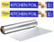 QBL® [ Pack of 2 ] Premium Quality Aluminium Kitchen Catering Tin Foil Roll 300mm x 12m [12] for Restaurants Keep Food Fresh & Hot Long Time,*Packaging May Vary*