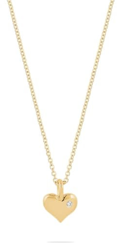 Guido Maria Kretschmer Damen-Kette 925er Silber 1 Diamant One Size Gelbgold 32025496