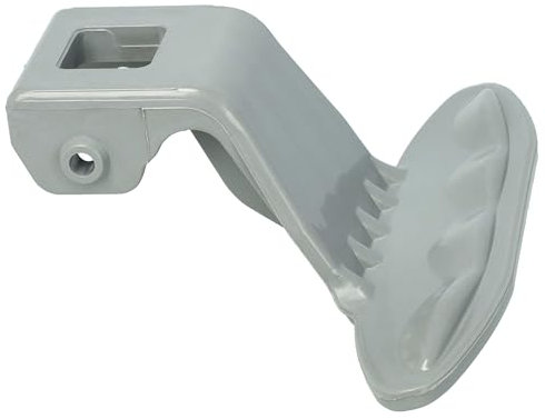 vhbw Tirador de puerta de repuesto compatible con LG F1247NDPSPL, F12470TD, F12370ND, F1203NDP5, F1203NDP, F1247TD5, F1247TD lavadora plástico gris