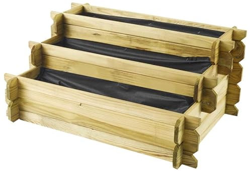 Forest Style Carré Potager en Bois traité Angelic - 137 L - Cerland