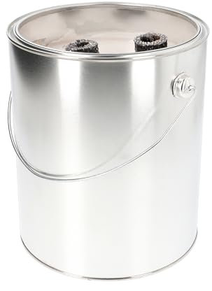 KRISTEN Feuerbox - 5L - Gartenfackel aus Zinn, Gartenkerze, Outdoor-Kerze, Gartenfackel