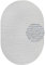 Villeroy & Boch Wollteppich Francois Oval - Natur Wohnzimmerteppich - Handgewebt & Natürlich - Boho Teppich Wolle für Wohnzimmer, Schlafzimmer, Esszimmer, Flur, Küche – Natur Weiß, 160x230cm