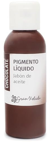 Colorante marrón chocolate para jabón de aceite | Pigmento líquido concentrado, estable y no migrante| Ideal para jabones artesanales, proceso en frío y caliente | 1000 ml
