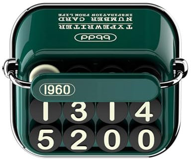 HNsdsvcd Auto Temporäre Parkkarte Drehen Telefon Nummernschild Schreibmaschine Stil Stop Auto Styling