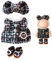 Mrltau Süße Puppenkleidung 17 cm für Vinyl Plush Toy Puppe Für Vinyl Plush Toy Doll, Schleifen Haarclip-Mantel-Schuhe für Vinyl Plush Toy Kleidung Für Vinyl Plush Toy Zubehör, Puppenzubehör Gesch