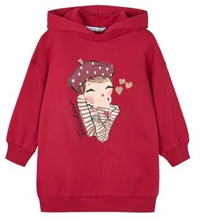 Mayoral Kleid Kapuze für Mädchen Rot