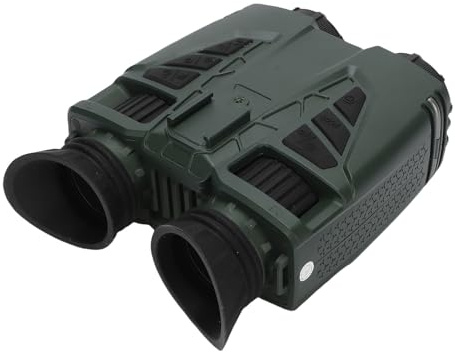 Annadue Nachtsichtsbrille, 4K Digita Sehgeräte mit 1,3 Zoll HD Doppelbildschirm, 8 Fach Optisch und 16x Digitales Zoom, 3000 mAh wiederaufladbare Batterie für die Campingsicherheit (Green)