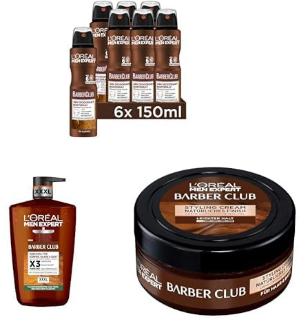 STYLING ROUTINE DUSCHGEL + DEO SPRAY + STYLING POMADE