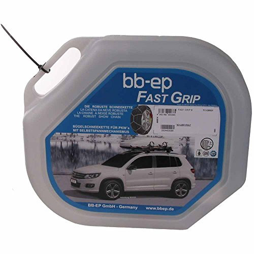 BB-EP Schneekette für Hyundai i30 (2017) mit der Reifengröße 205/55 R16 - MIT SELBSTSPANNMECHANISMUS - mit Ö-Norm, Uni und TÜV