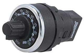 BPR05K Potentiometer 22mm -25-70°C IP65 Potentiometer: 1-Drehung 5kΩ EMAS