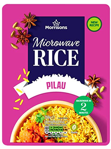 Morrisons Microwave Pilau Rice, 250g